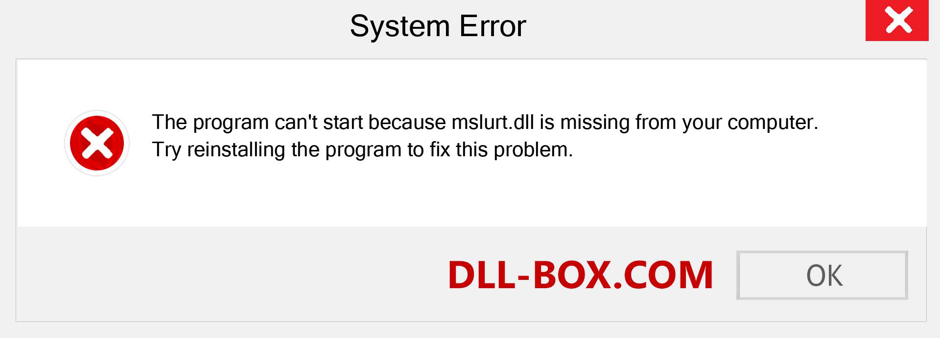  mslurt.dll file is missing?. Download for Windows 7, 8, 10 - Fix  mslurt dll Missing Error on Windows, photos, images